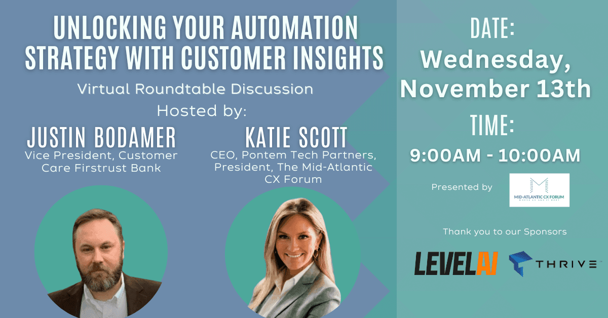 November 13th - Virtual Roundtable Discussion - Unlocking your automation strategy with Customer Insights