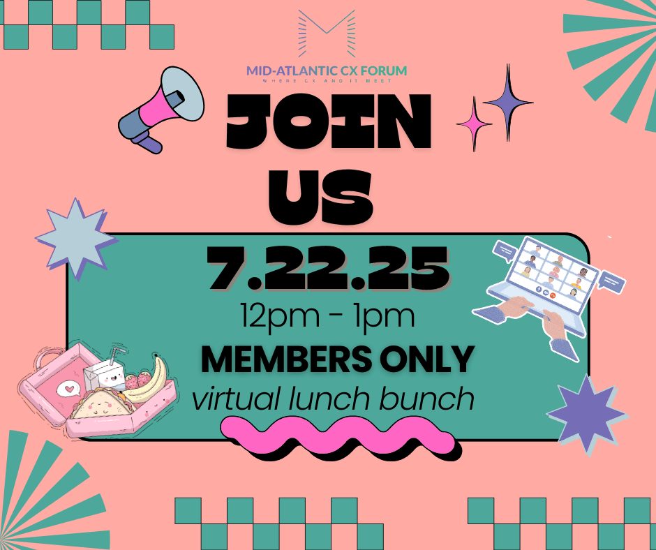 July 22nd - Members Only "Lunch Bunch"